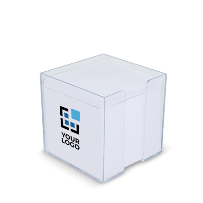 Notizblock-Würfel mit 800 FSC-Seiten in 10 x 10 x 10 cm Box