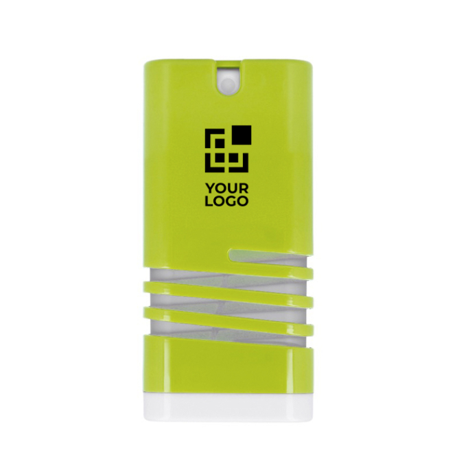 Handreiniger-Spender mit Farbdesign, 20 ml Ansicht mit Druckbereich