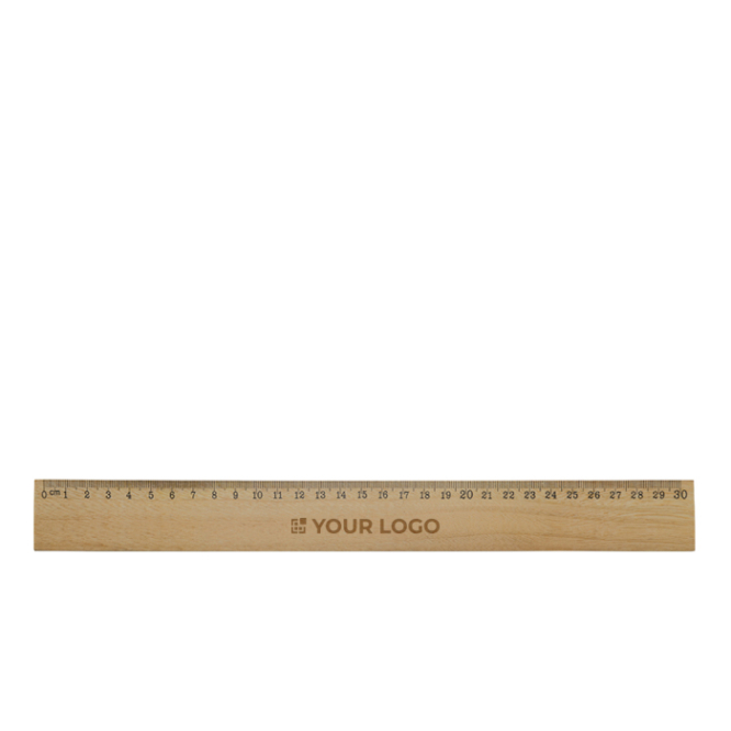 Lineal aus Zedernholz mit Skala bis 30 cm