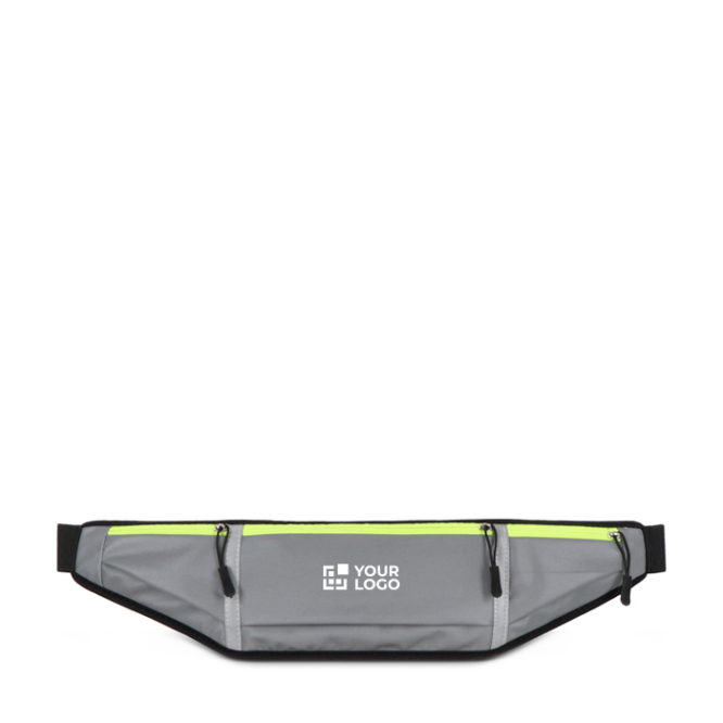 Reflektierende Bauchtasche für Läufer mit Reißverschluss