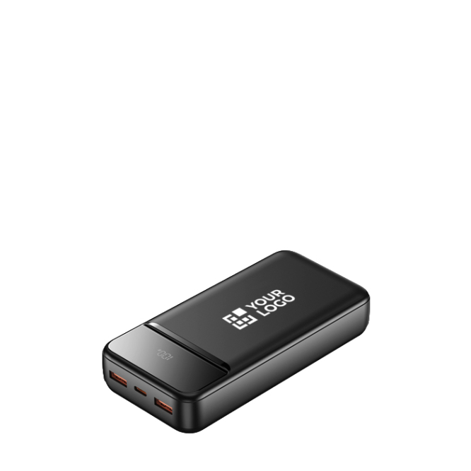 Kompakte Powerbank mit Schnellladen und LED Display 20000 mAh