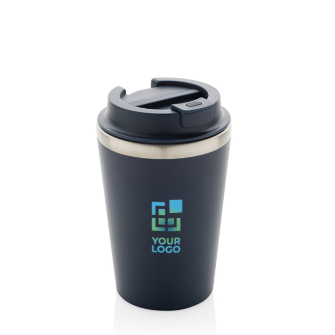 Ökologische doppelwandige Thermotasse mit Deckel, 350 ml