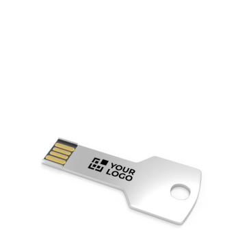 USB Stick aus Metall im Schlüsselformat, individuell gefertigt, Europa