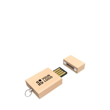 Holz-USB mit Magnetverschluss, hergestellt in Europa