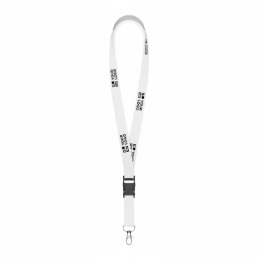 Abnehmbares Polyester-Lanyard mit Karabiner oder Clip