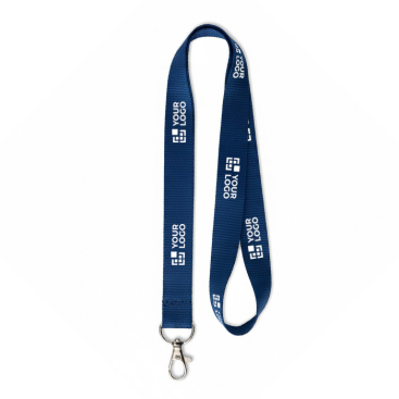 Individuell gefertigtes RPET Lanyard mit Karabiner oder Clip