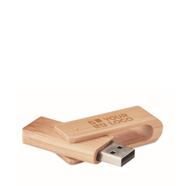 Personalisierbarer USB Stick vollständig aus Holz gefertigt