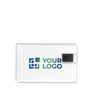 Transparente USB Karte, beidseitig personalisierbar