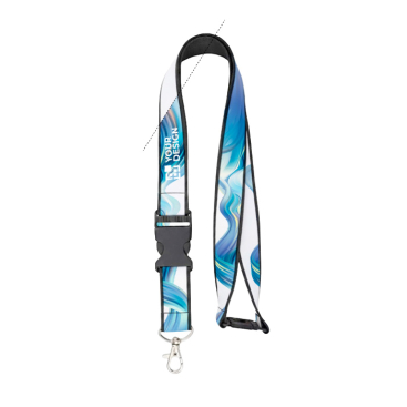 Doppellagiges Lanyard mit Sicherheitsverschluss & Schnalle