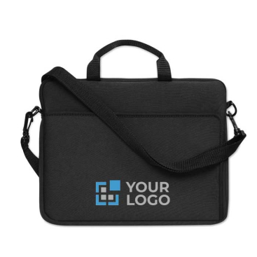 Tasche als Werbegeschenk für Laptop 14'' Ansicht mit Druckbereich