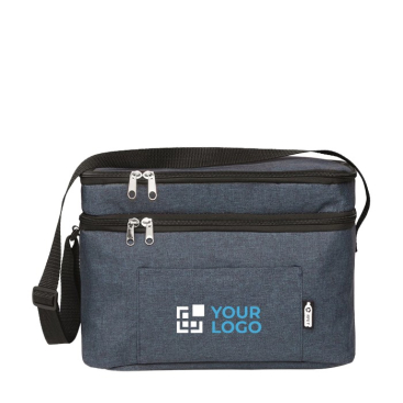 Kühltasche mit 2 Fächern für Büro als Mitarbeitergeschenk bedrucken