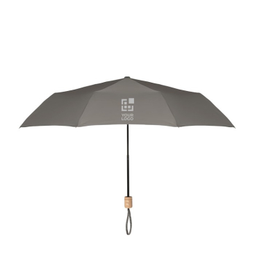 Faltbarer manueller Taschenschirm aus RPET mit Hülle, Ø 99 cm
