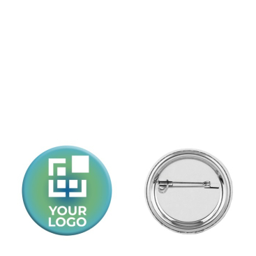 Kleiner Ansteck Button mit Ihrem Motiv bedruckt, Ø 44 mm