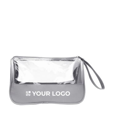 Elegante Kosmetiktasche für Frauen aus Mikrofaser und PVC