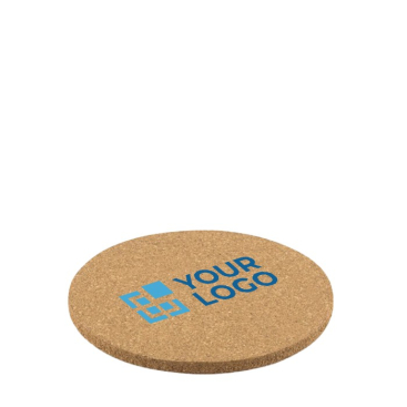 Runder Korkuntersetzer mit Logo bedrucken als Werbegeschenk