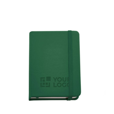 Taschennotizbuch in vielen Farben mit elastischem Band
