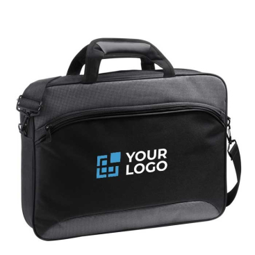 Laptop Tasche mit Schultergurt und gepolstertem Fach mit Logo 15,6"
