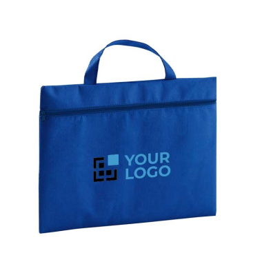 Messetasche aus Non Woven Stoff mit Reißverschluss und Tragegriff