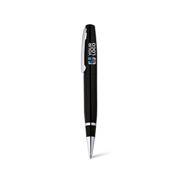 Eleganter Firmenkugelschreiber mit USB-Stick und Touchpen