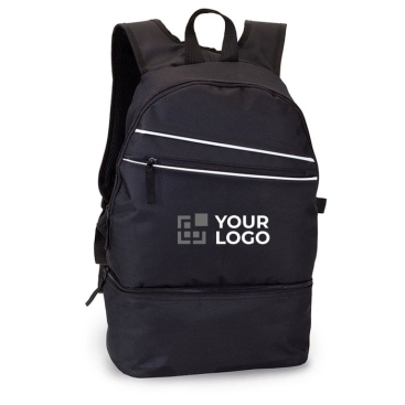 Praktischer Rucksack aus festem 600D-Polyester mit Schuhfach