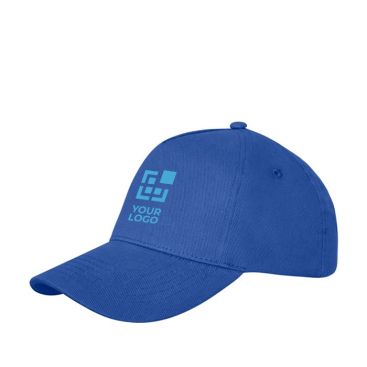 Cap mit 5 Paneelen und Metall-Verschluss, 100% Baumwolle, 260 g/m²