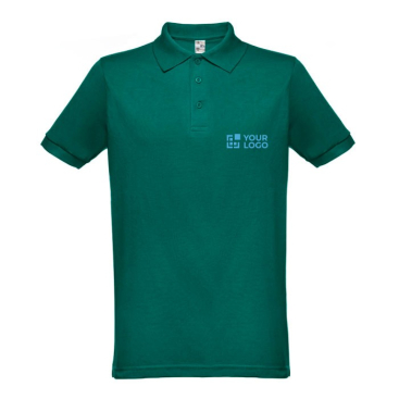 Poloshirt aus Baumwolle und Polyester, 200 g/m², THC Berlin