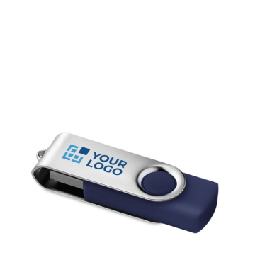 Drehbarer USB-Stick 3.0, mit Metallclip in vielen Farben