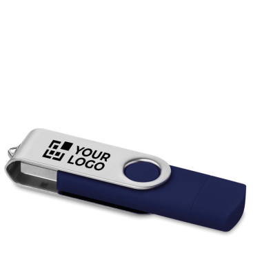 Dualer USB-Stick mit A- und Micro-USB-Anschluss in vielen Farben