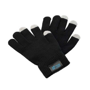 Touchscreen Handschuhe aus Acryl mit Logo