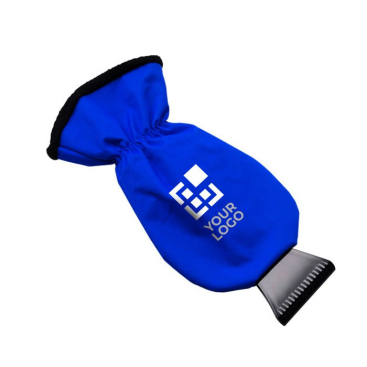 Eiskratzer mit gepolstertem Handschuh mit Logo