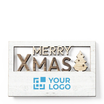 Magnet mit Weihnachtsbotschaft