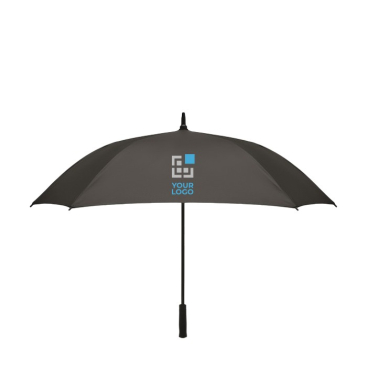 Quadratischer Automatik-Regenschirm mit Fiberglasgestell, Ø 116 cm