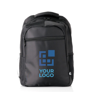 Hochwertiger Laptop-Rucksack 15'' Ansicht mit Druckbereich