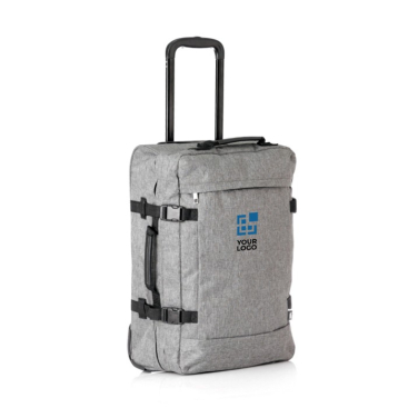 Trolley in Form einer Tasche mit 2 Rädern und ausziehbarem Griff