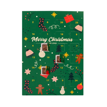 Adventskalender bedrucken mit biologisch abbaubarer Verpackung, A4