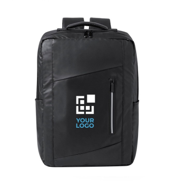 Laptop-Rucksack aus Kunstleder mit Trolley-Halterung, 15''