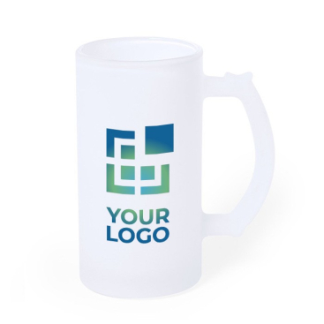 Stilvoller Glasbecher mit mattem Finish für Sublimation, 500 ml