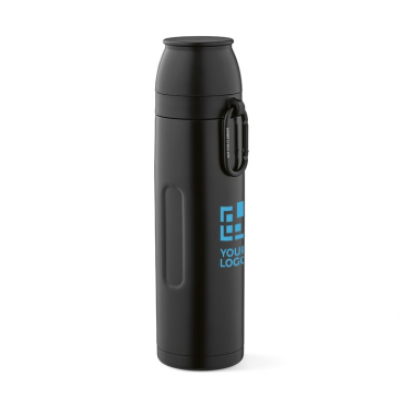 Thermoskanne aus recyceltem Edelstahl mit Karabiner, 1 L