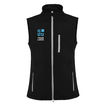 Unisex Softshell-Weste aus Polyester und Elastan, 300 g/m², Roly