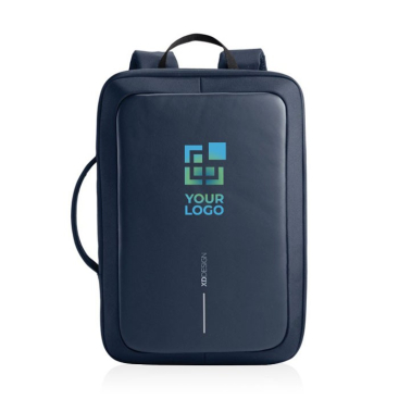 Diebstahlsicherer Rucksack aus RPET, wandelbar in 16'' Laptop-Tasche