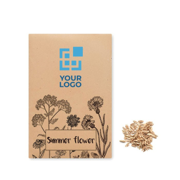 Samentütchen mit Wildblumen als Werbegeschenk