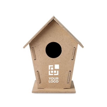 Vogelhaus aus MDF Faserplatten zum selber Bauen für Gartenfreunde