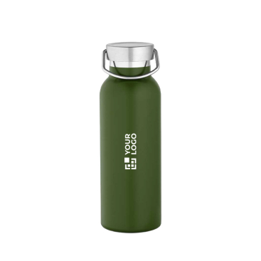 Thermoflasche aus recyceltem Edelstahl mit matter Oberfläche, 530 ml