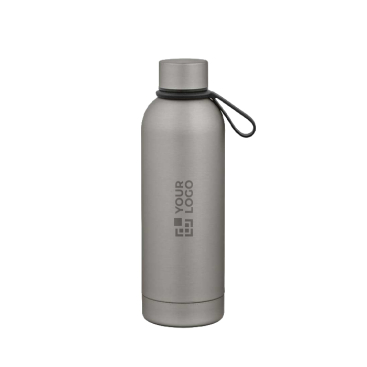 Thermoflasche aus recyceltem Edelstahl mit Silikongriff, 490 ml