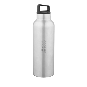 Thermoflasche aus recyceltem Edelstahl mit Griff, 2 l
