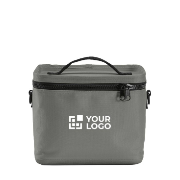 Isolierte Kühltasche aus recyceltem Kunststoff mit großer Öffnung, 10 l