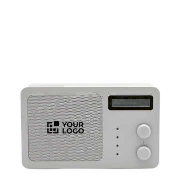 Kabelloser Lautsprecher aus recyceltem Kunststoff mit LCD-Display, 15 W