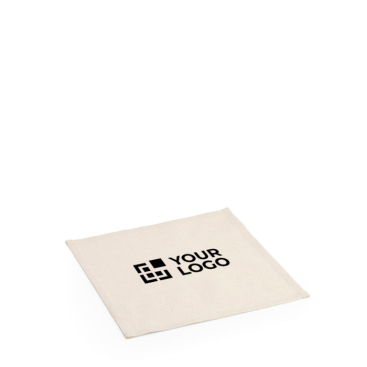 Quadratisches Tischset aus recyceltem Canvas, 30 x 30 cm, 180 g/m²