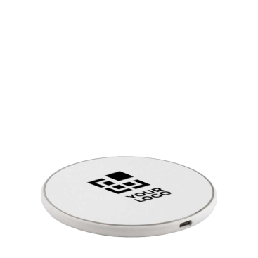 Magnetisches kabelloses Ladegerät aus recyceltem Kunststoff mit USB-C, 15 W