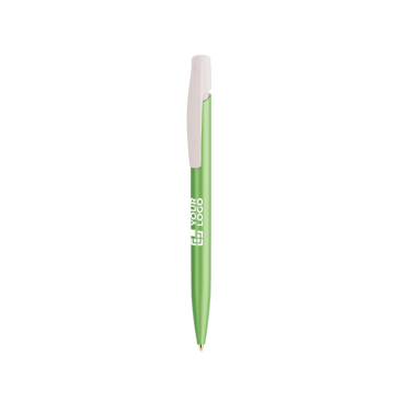 Kugelschreiber aus Kunststoff mit robustem Clip und blauer Tinte Media Clic Glacé BIC®